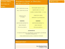Tablet Screenshot of akademiaotwock.pl